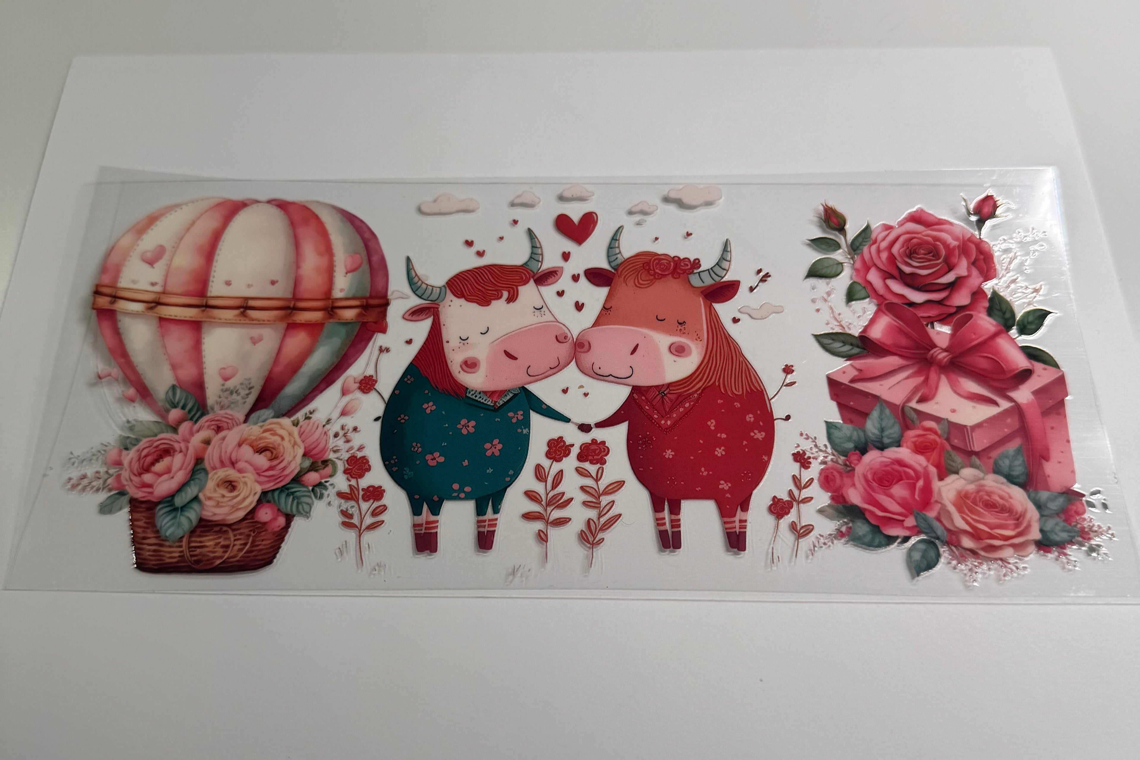 16 Ounce Wrap - Cute Cow