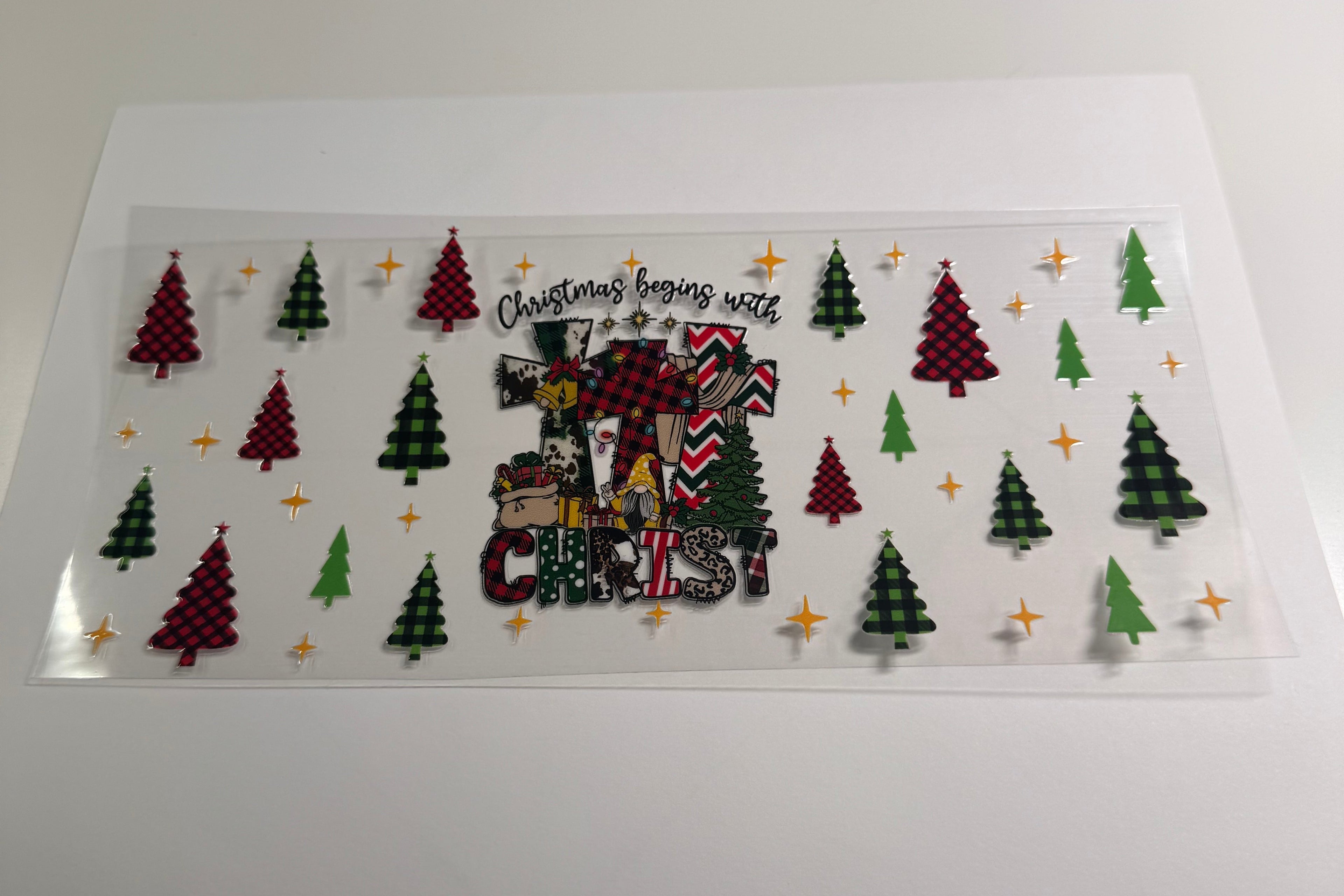 16 Ounce Wrap - Christmas