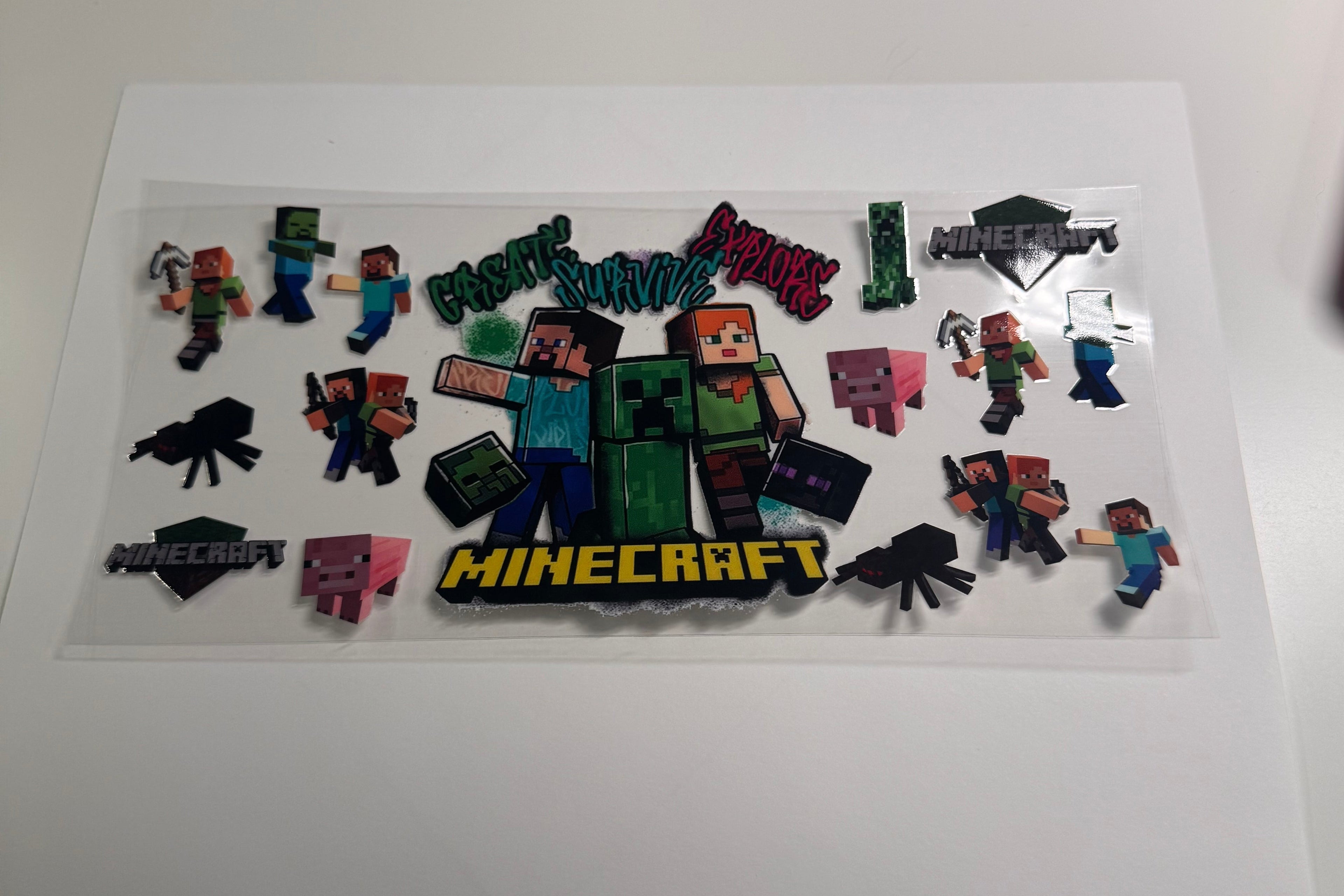 16 Ounce Wrap - Minecraft