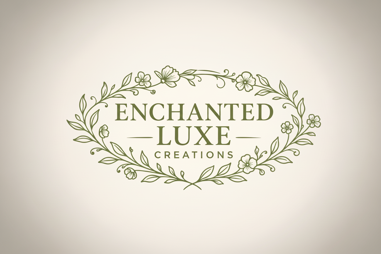 Enchanted Luxe Logo - Exact Color Match